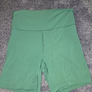All in Motion Women's Green Bike Shorts